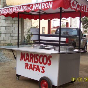 Carreta para venta de Mariscos