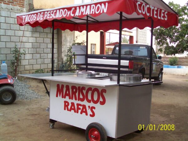 Carreta para venta de Mariscos