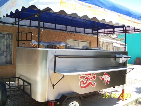 Carreta para Tacos de Camarón y pescado - Imagen 3