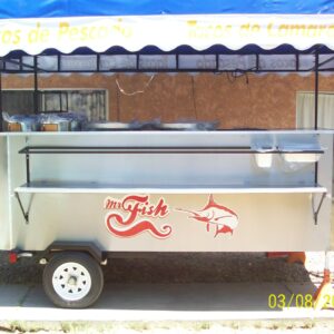 Carreta para Tacos de Camarón y pescado