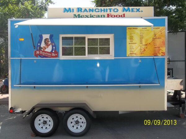 Carreta para venta de comida Mexicana en Azul